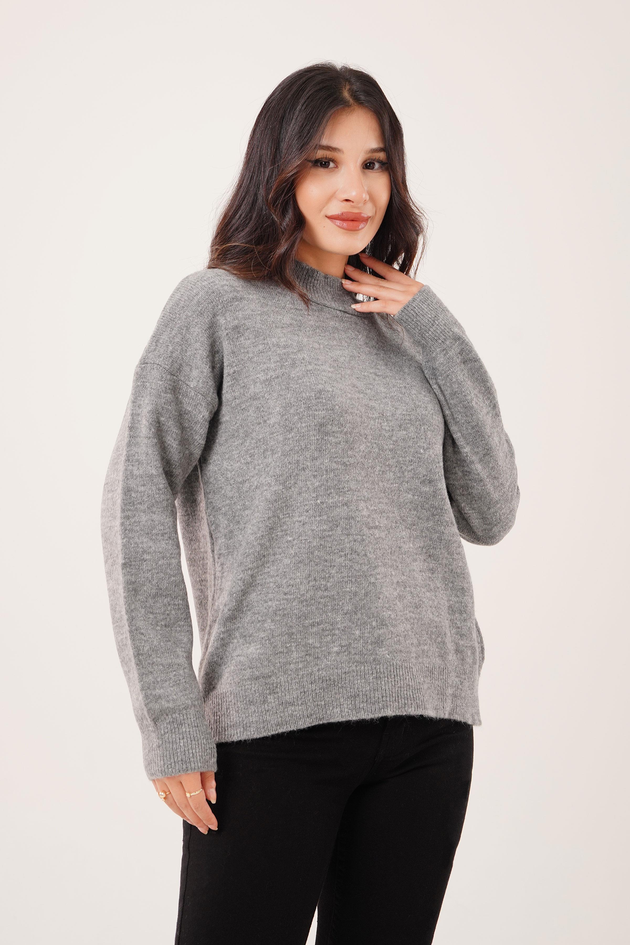 BİSİKLET YAKA BASİC TRİKO KAZAK