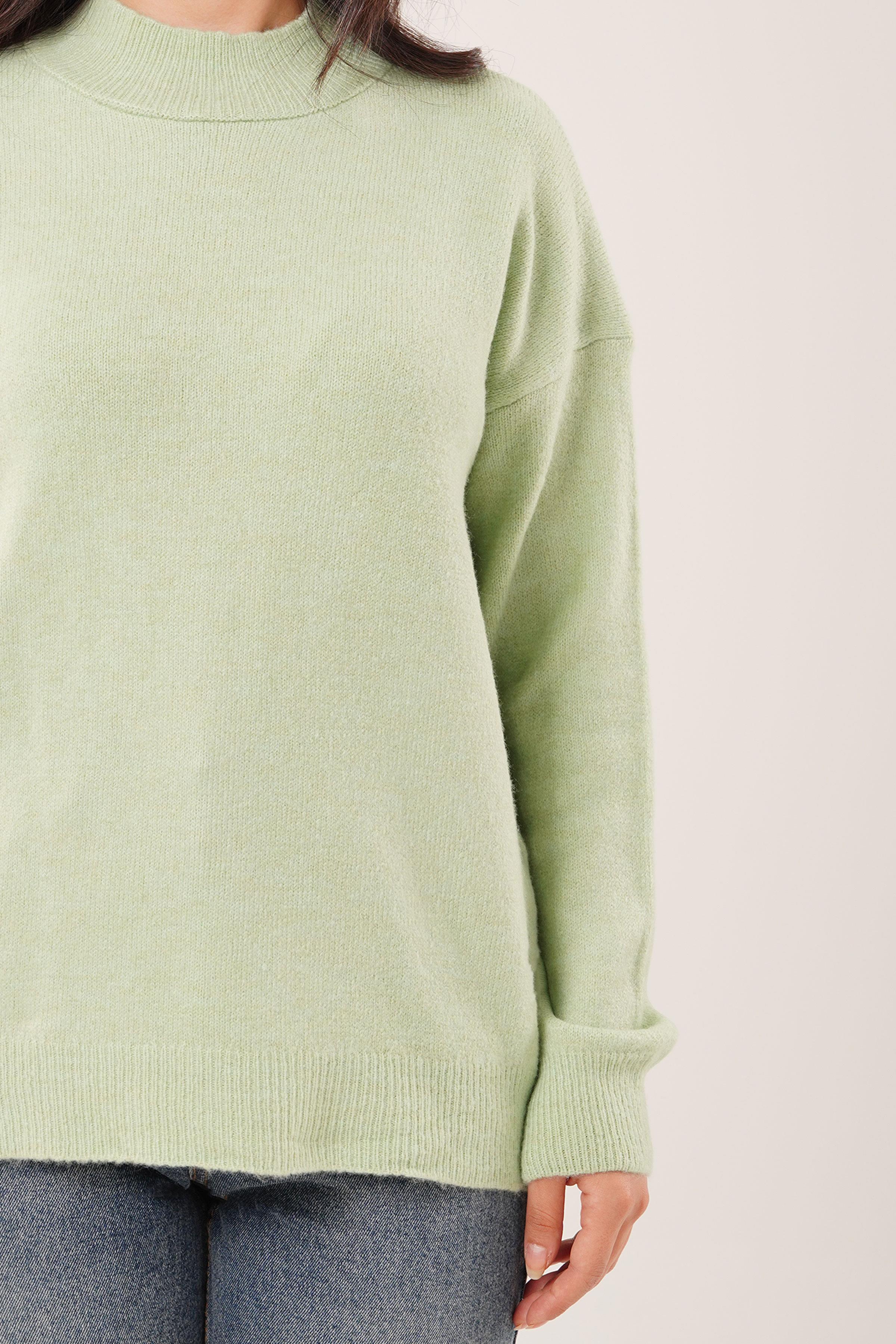 BİSİKLET YAKA BASİC TRİKO KAZAK