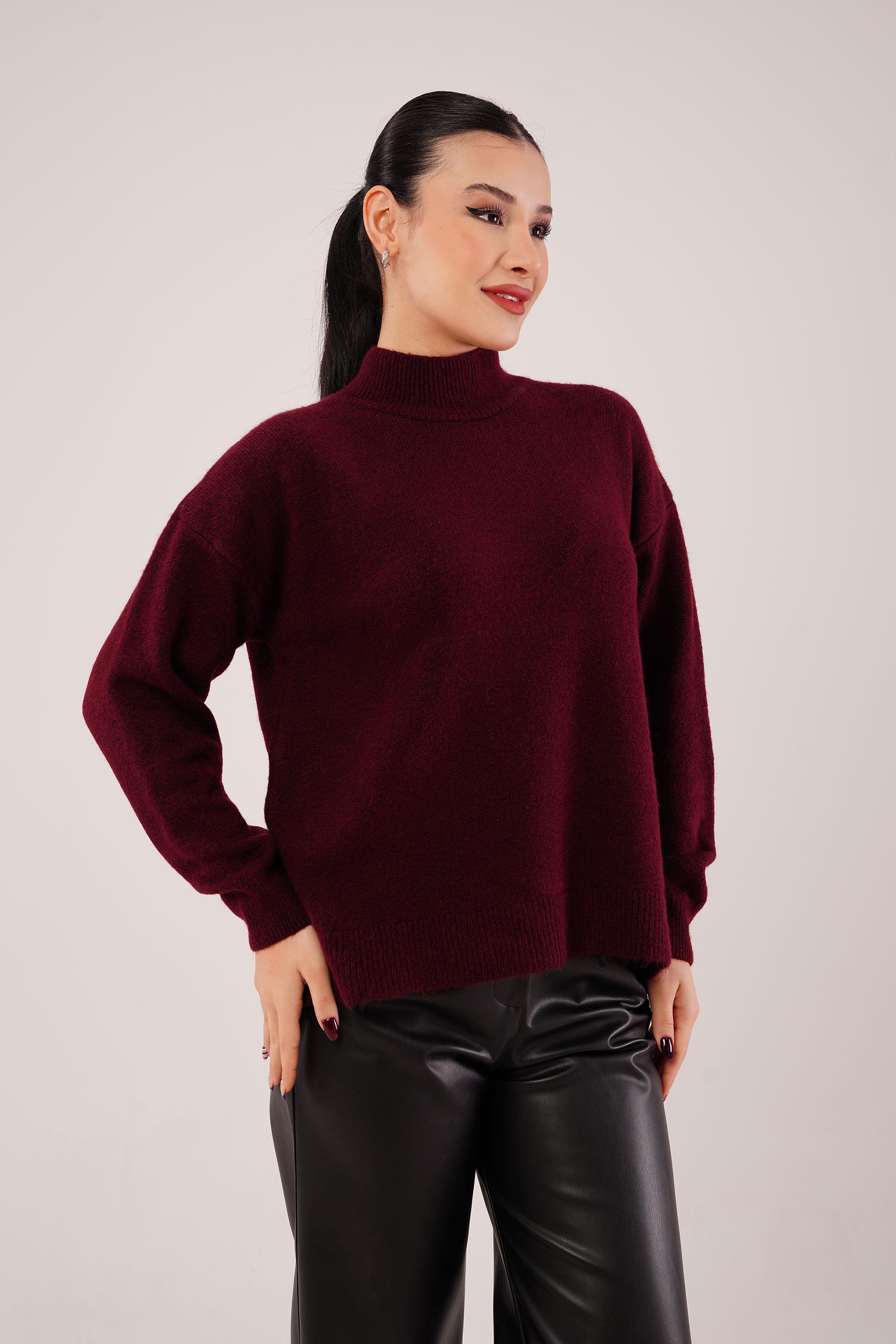 BİSİKLET YAKA BASİC TRİKO KAZAK