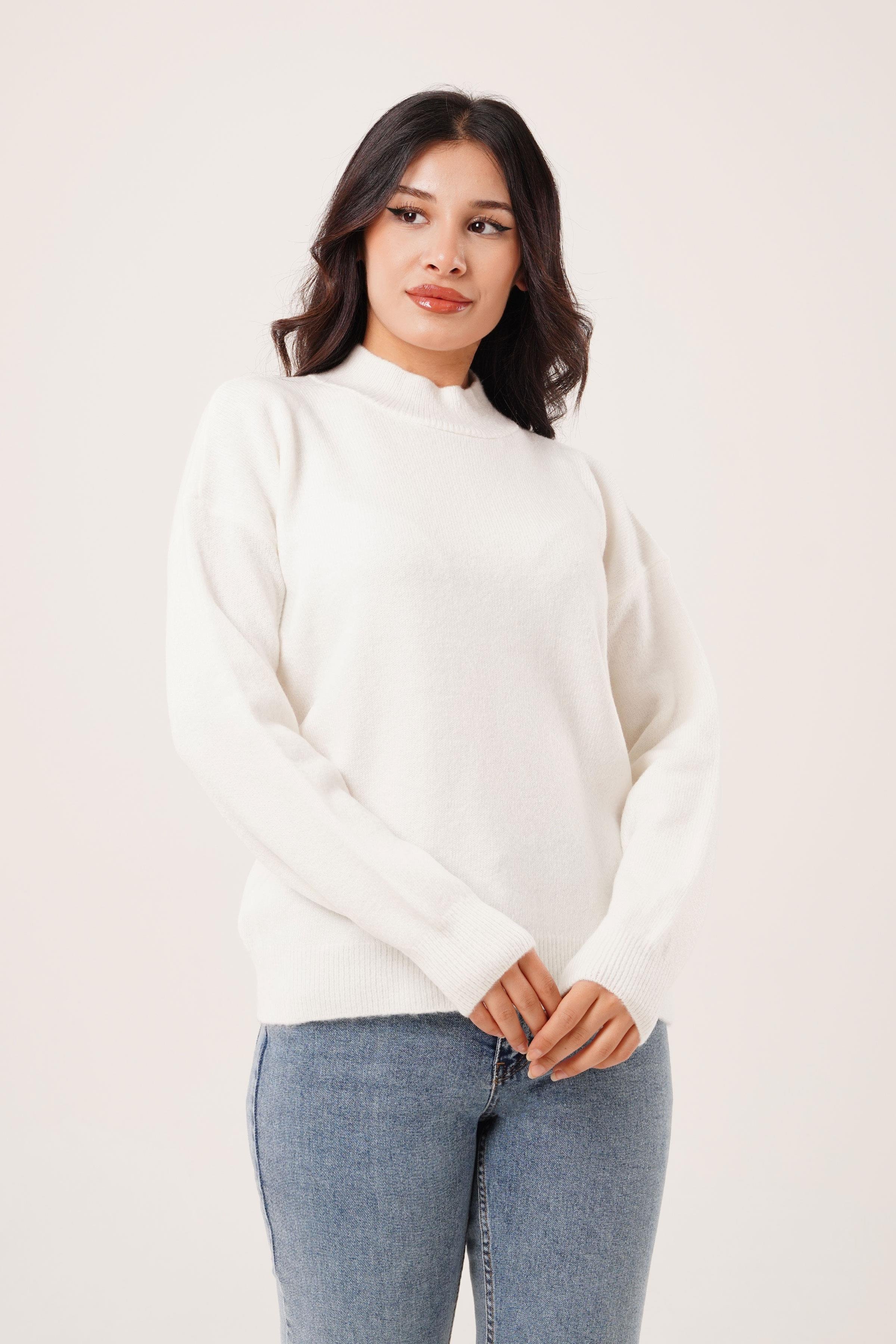 BİSİKLET YAKA BASİC TRİKO KAZAK