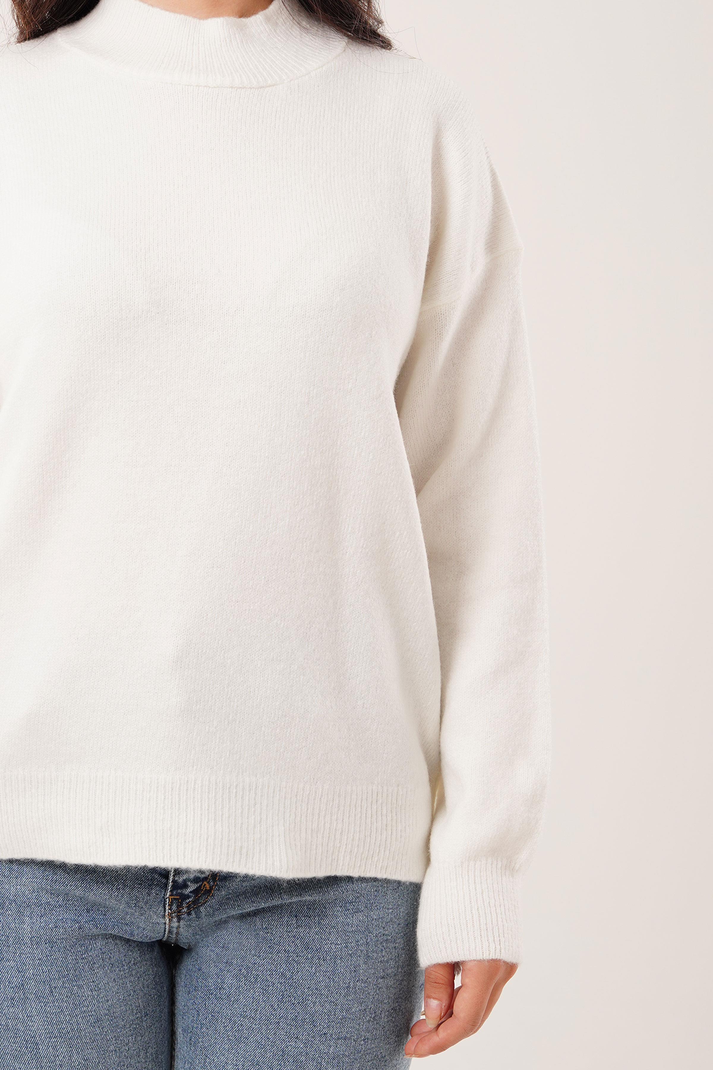 BİSİKLET YAKA BASİC TRİKO KAZAK