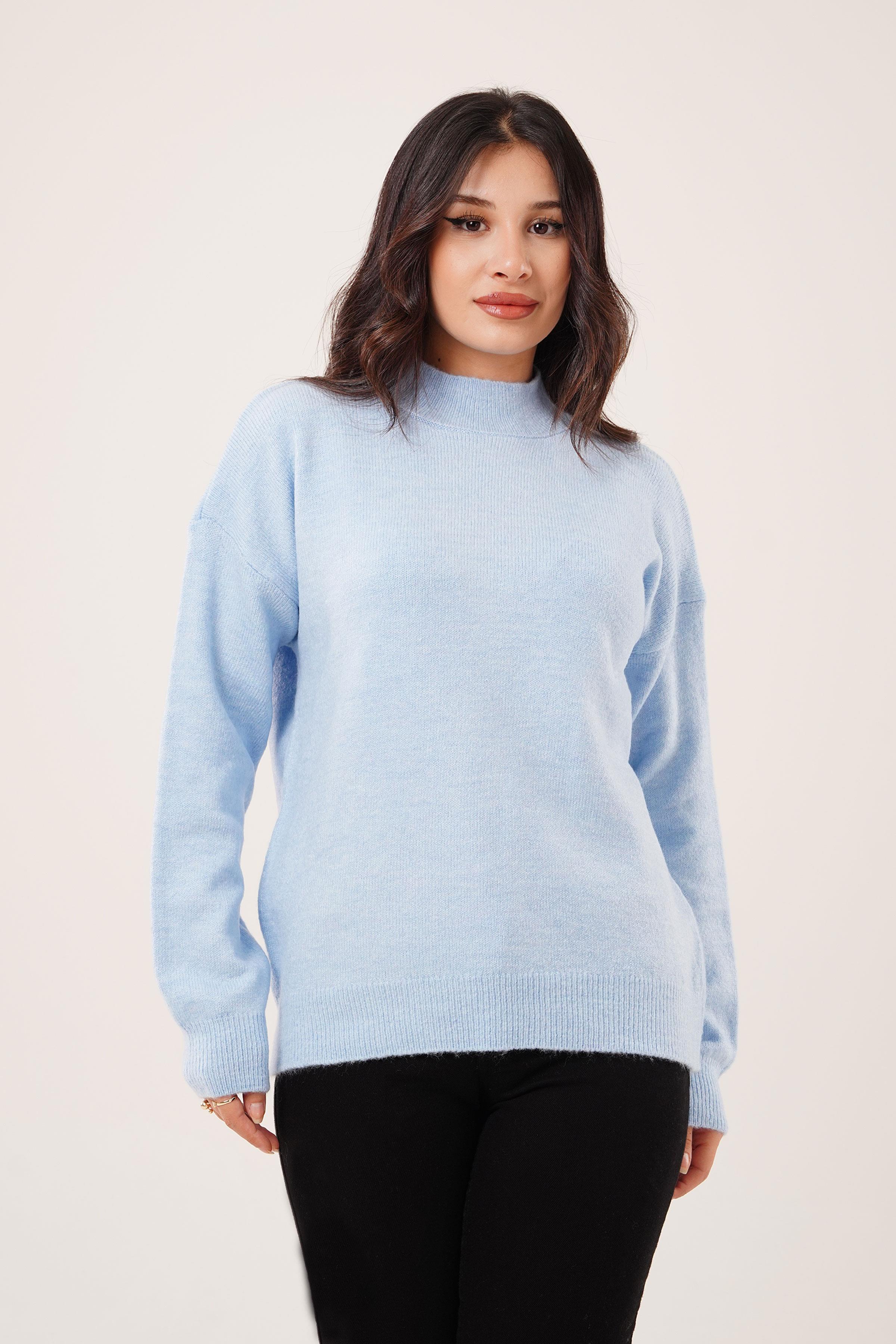 BİSİKLET YAKA BASİC TRİKO KAZAK