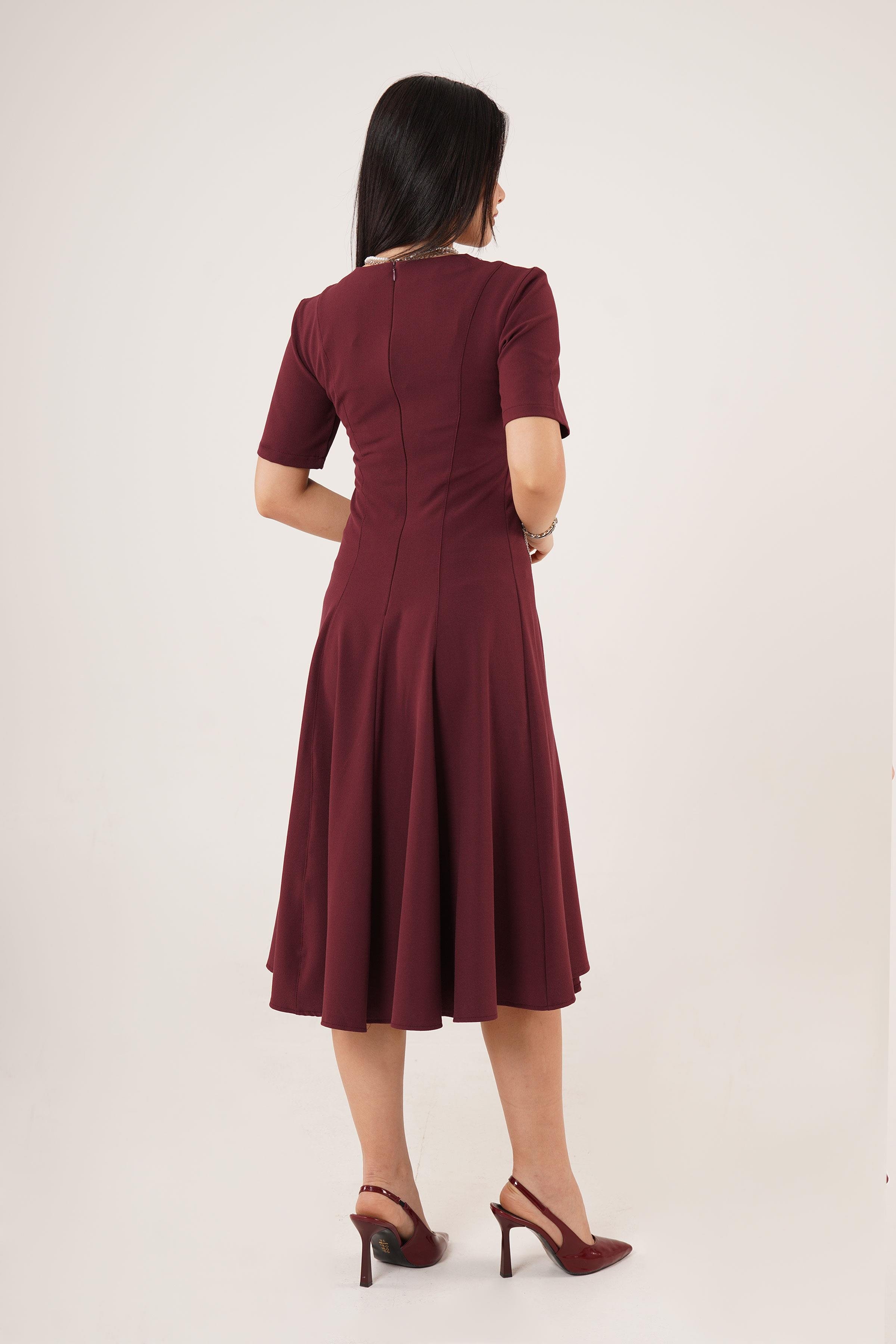 POLY VİSKON ELBİSE