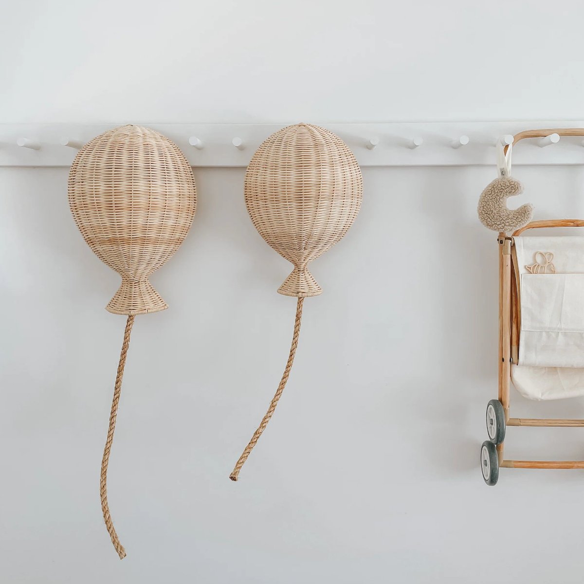 Rattan Büyük Boy Balon Duvar Dekoru