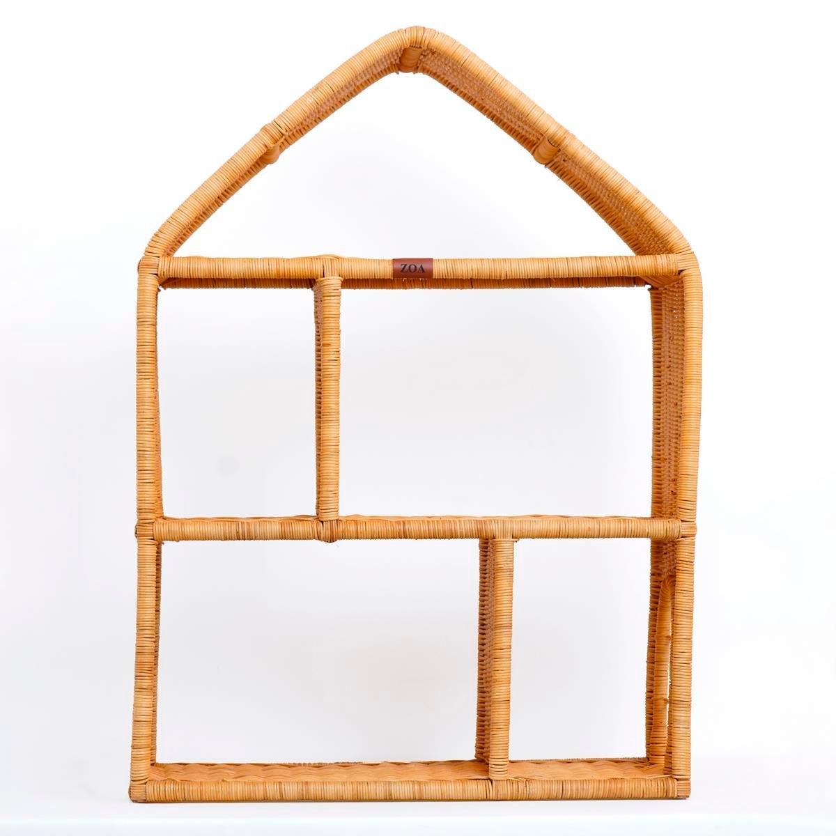 Rattan Ev Kitaplık