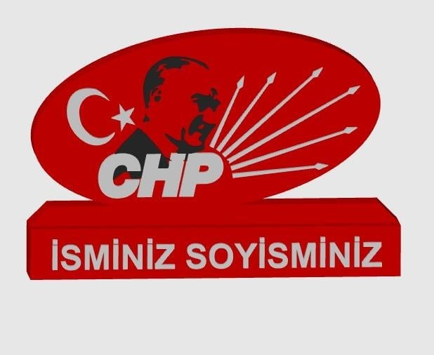 CHP MASAÜSTÜ İSİMLİK