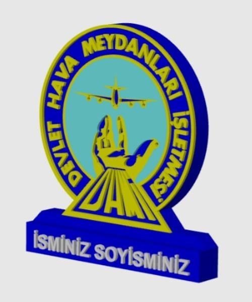 DEVLET HAVA MEYDAN İŞLETMESİ MASAÜSTÜ İSİMLİK