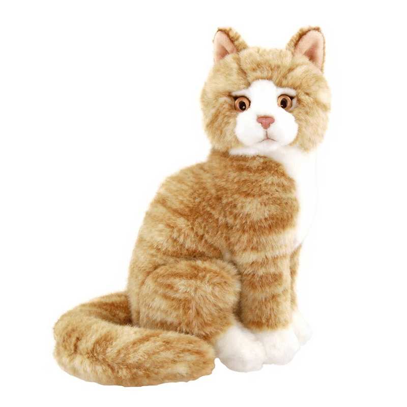 NECO TOYSAnimals Of The World Oturan Krem Peluş Kedi 22 cm.20854-004