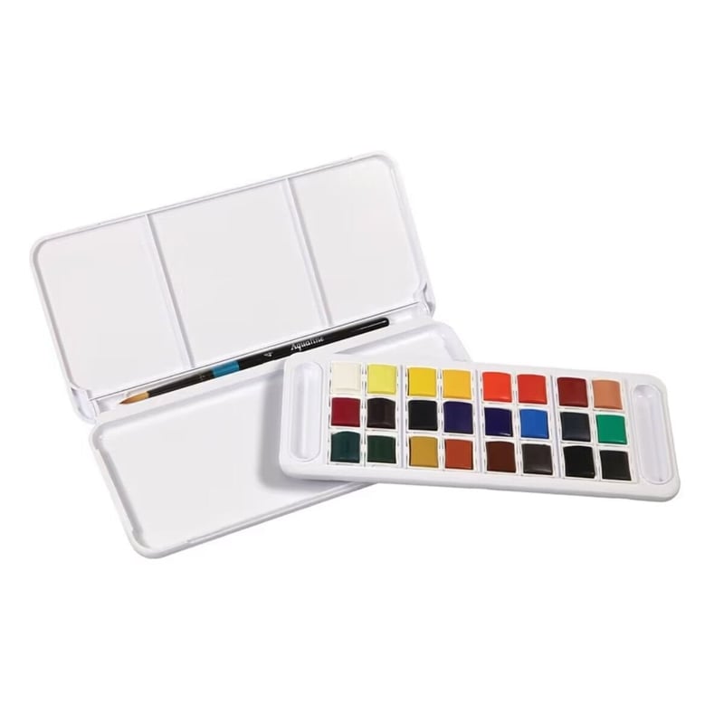 SANAT MALZEMELERİAQUAFINE 131900102 AQUAFINE 24 HALF PAN TRAVEL SET5011386124209