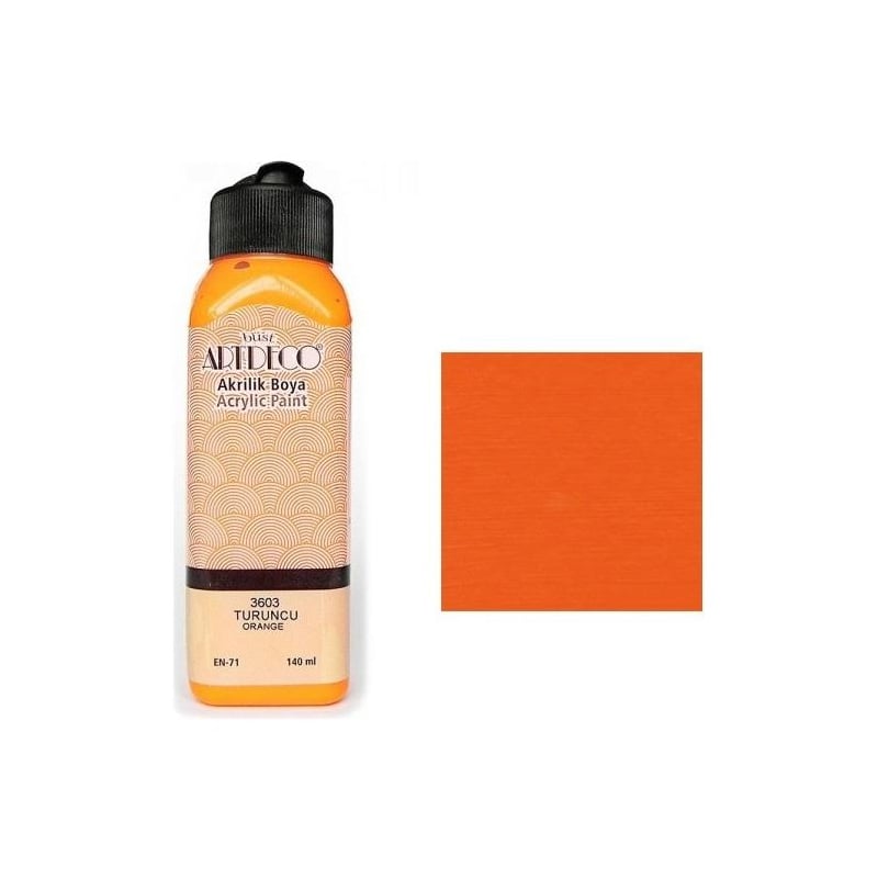 Artdeco Artdeco 070R-36. Akrilik Boyası 140ml 3604 TuruncuY0004050