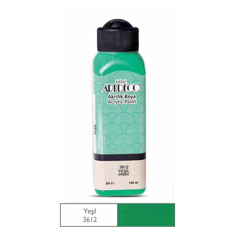 ARTDECOArtdeco Akrilik Boya 140 ml Yeşil 70R-36128698517933304