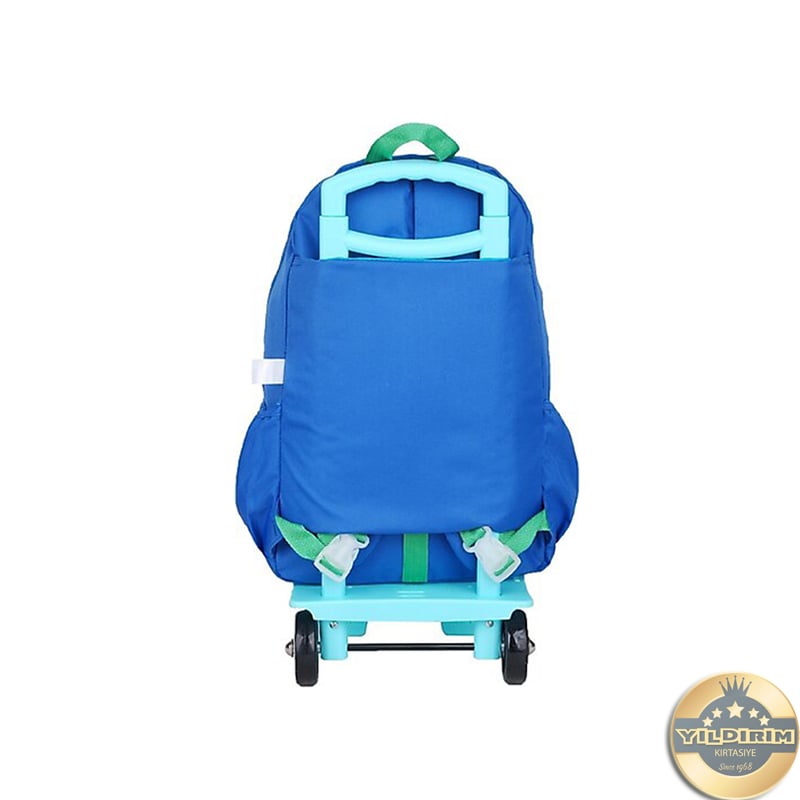Benetton 70056 Çekçekli Sırt Çantası Mavi