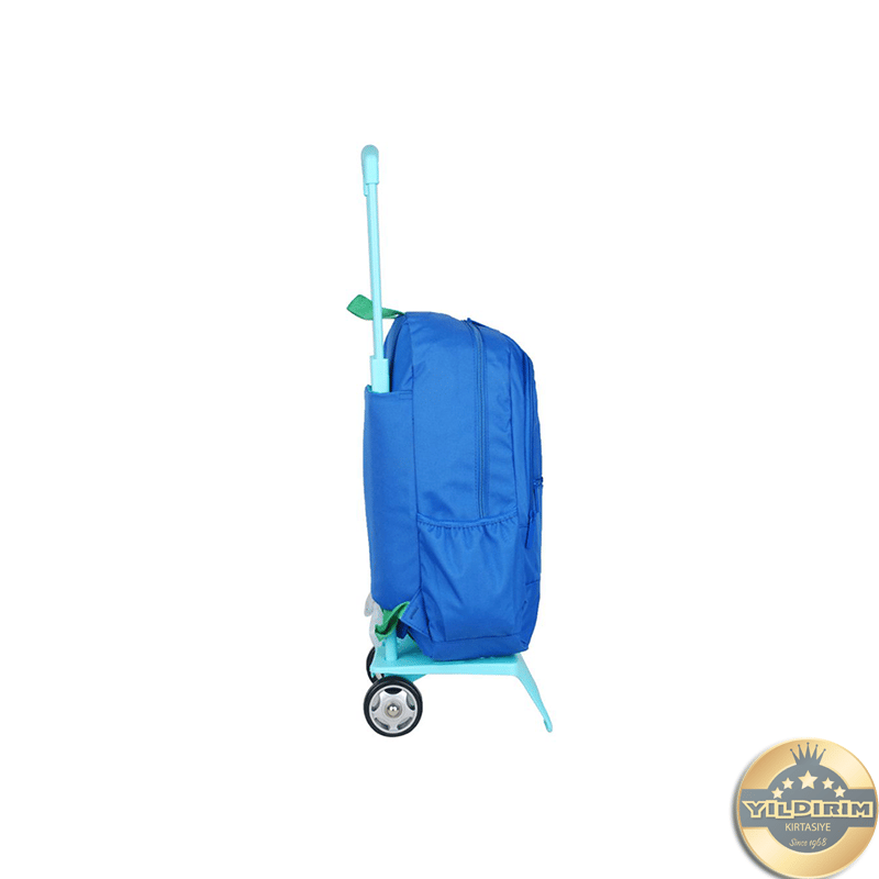 Benetton 70056 Çekçekli Sırt Çantası Mavi