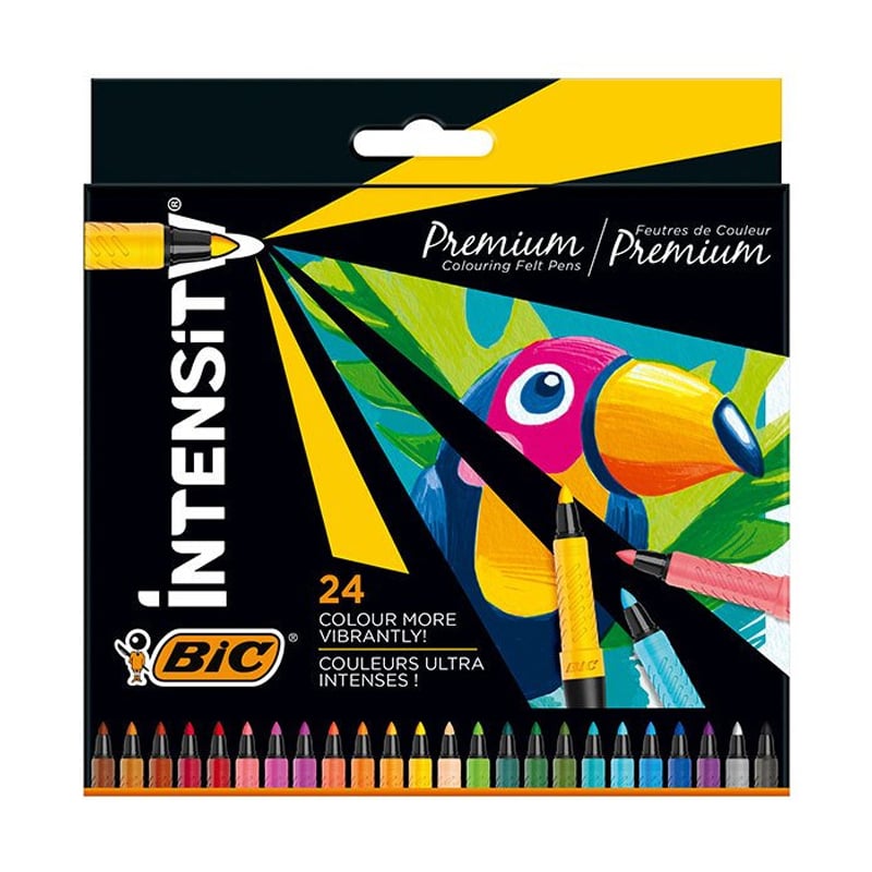 MarkasızBIC INTENSITY PREMIUM KEÇELİ BOYA KALEMİ 24 RENKY00050027