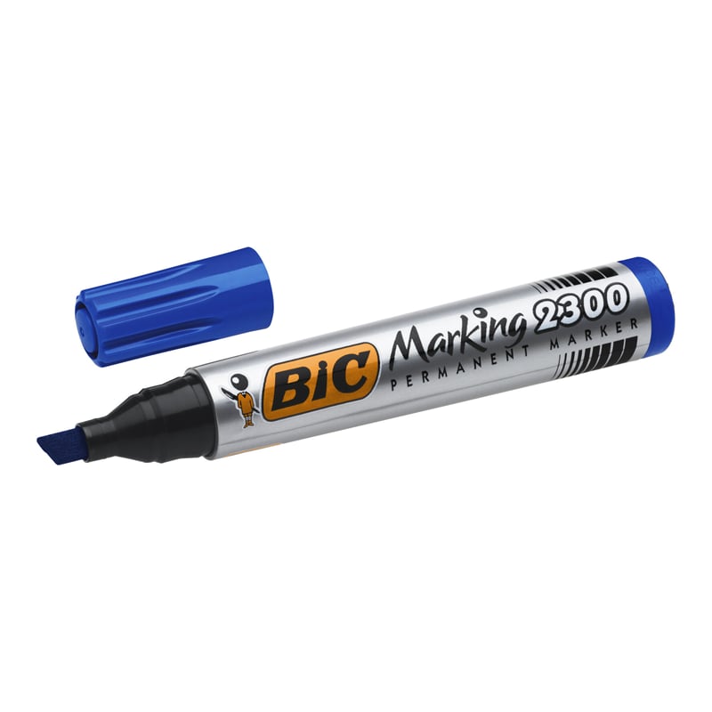 BİCBİC MARKİNG 2300 PERMANENT MARKER KESİK UÇ MAVİ209975-002