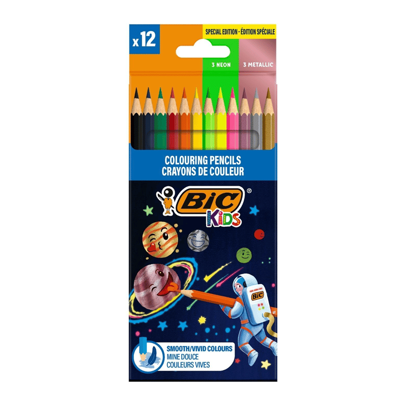 BİCBICKIDS 2.9 PNCL KOSMO 12X RENKLİ KALEM3086124125055