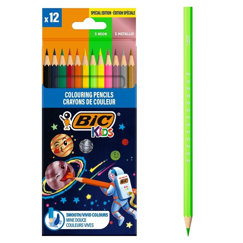 BİCBICKIDS 2.9 PNCL KOSMO 12X RENKLİ KALEM3086124125055