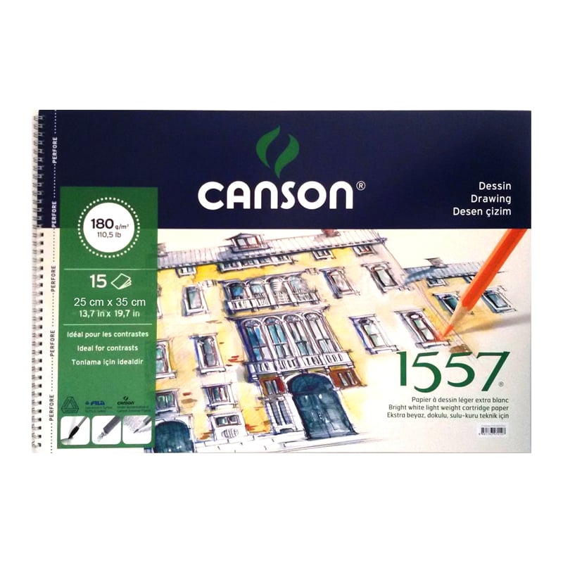 CANSONCANSON 1557 25X35 180GR.15yp.RESİM VE ÇİZİM BLOK306617