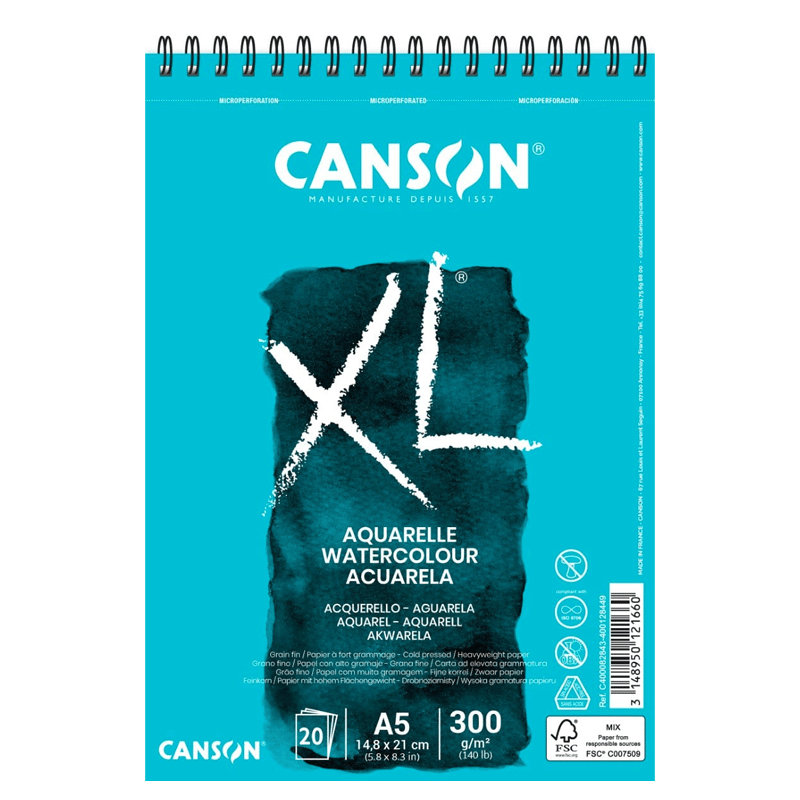 CANSONCANSON SPP XL AQUARELLE 20SYF. A5 300G 400082843Y00046252