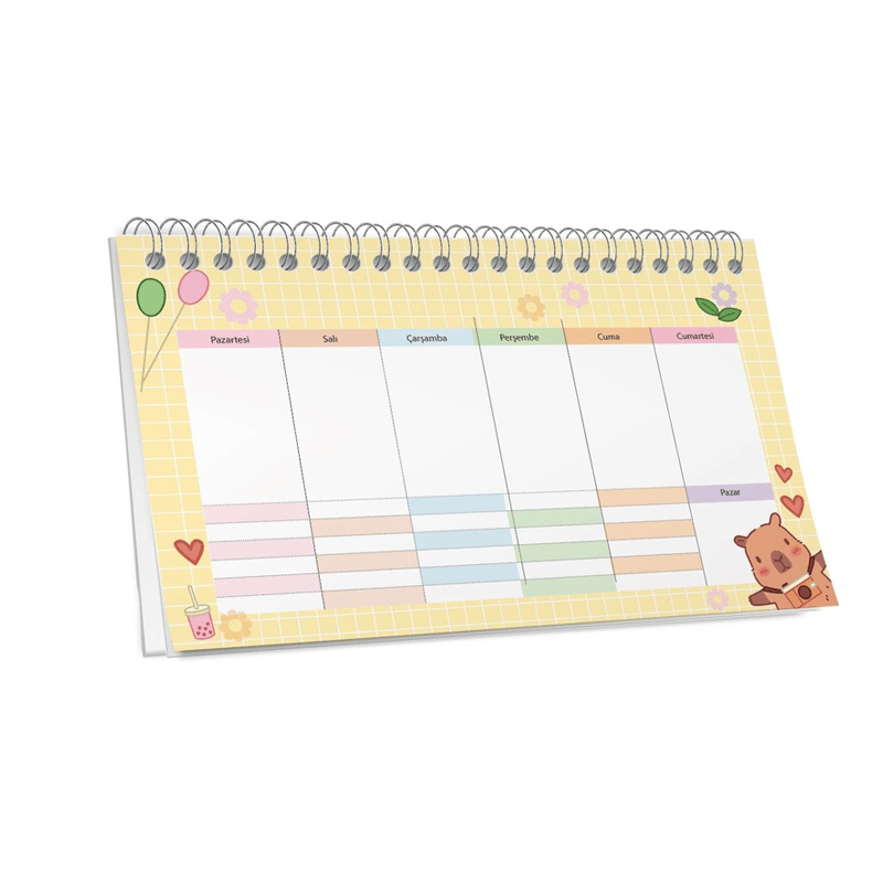 KESKİNCOLORCapy 12,5*19 Spiralli Planner Defter830130-98