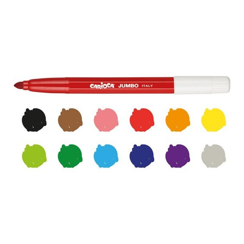 MarkasızCarioca Jumbo Marker 12 li345793