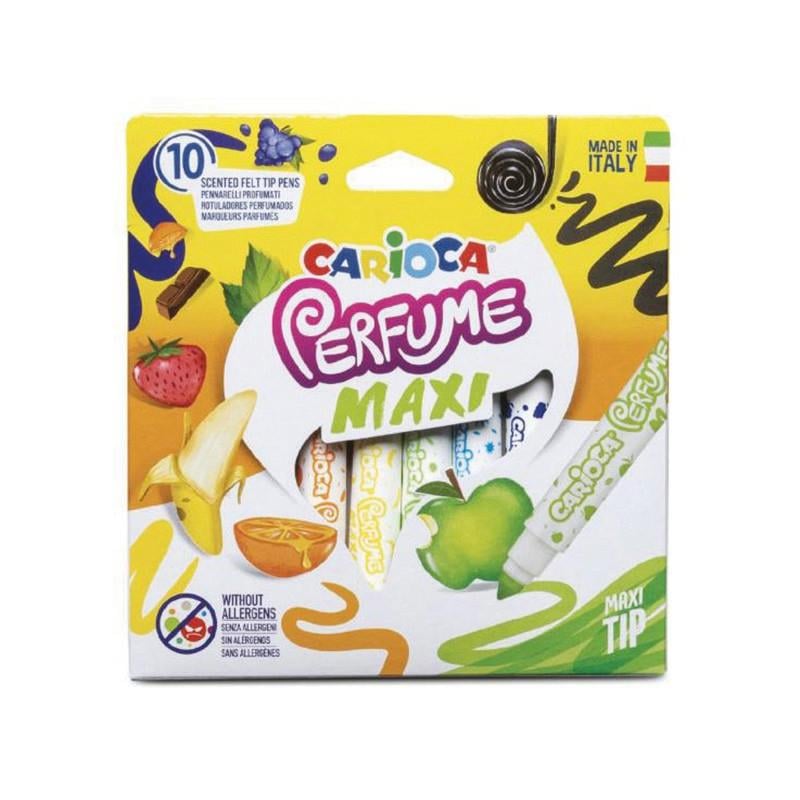 Carioca Maxi Kokulu Jumbo Keçeli Boya Kalemi 10'lu