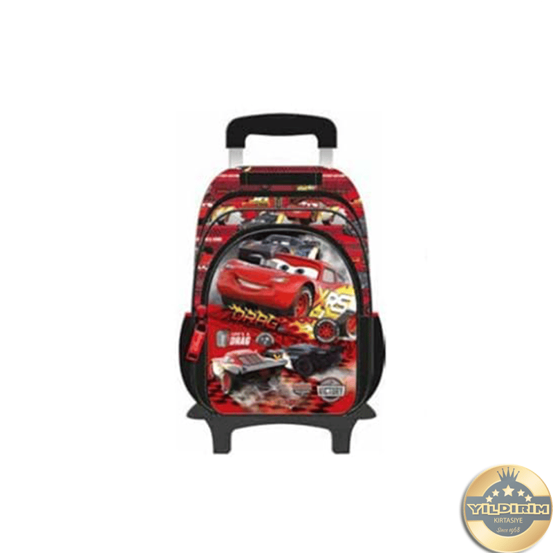 Cars Çekçekli İlkokul Çantası Check Victory 48256 