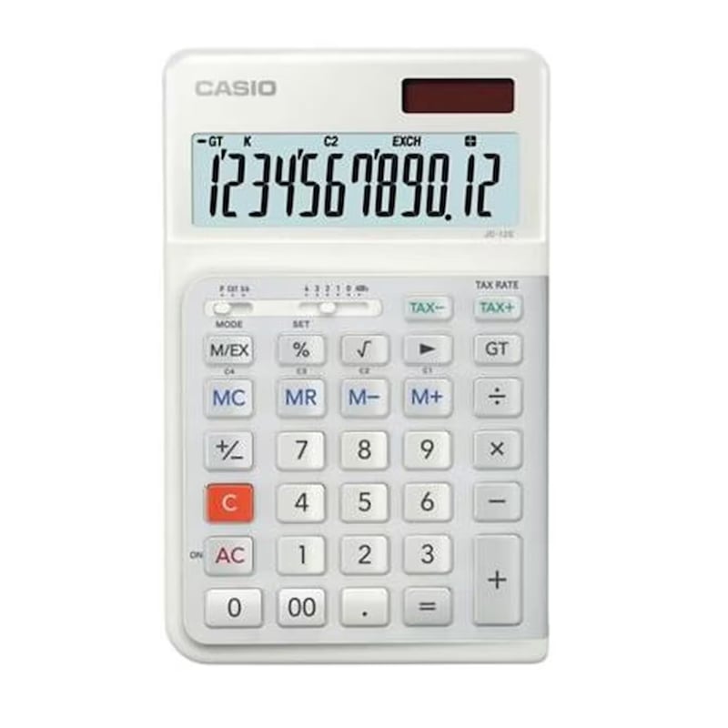 CASIOCASIO JE-12E HESAP MAKİNASI4549526614613