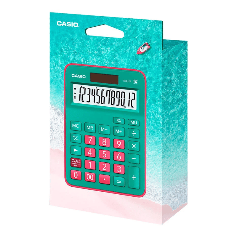 CASIOCASİO MX-12B-GNRD-W-C HESAP MAKİNESİ4549526615375