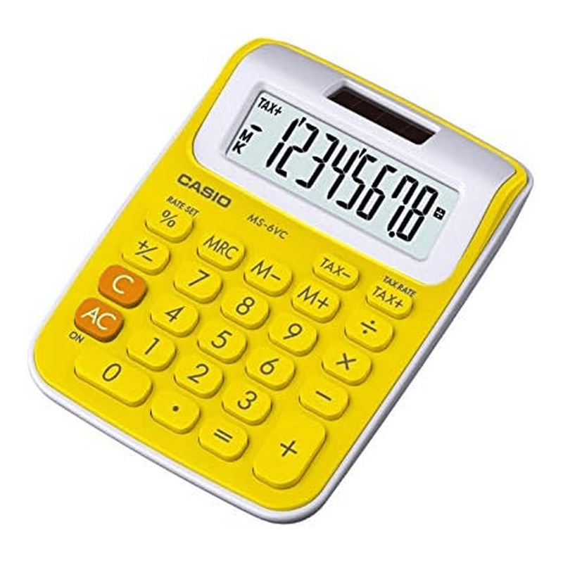 CASIOCASIO SL-300VC-PK CEP TİPİ HESAP MAKİNASI SARI255796-002