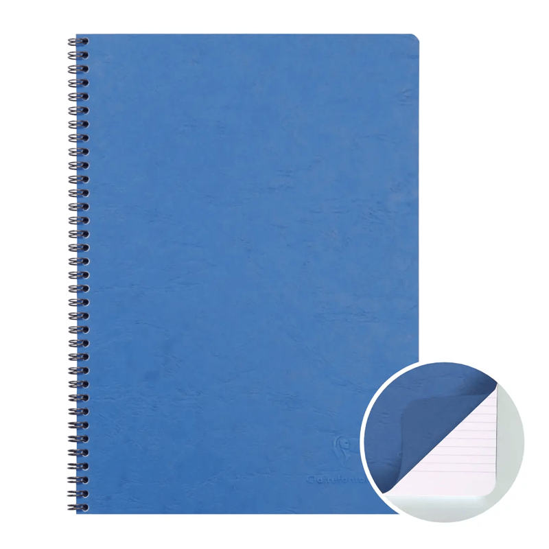 MarkasızClairefontaine Age Bag A4 50/100 Yaprak Spiralli Çizgili Mavi330005