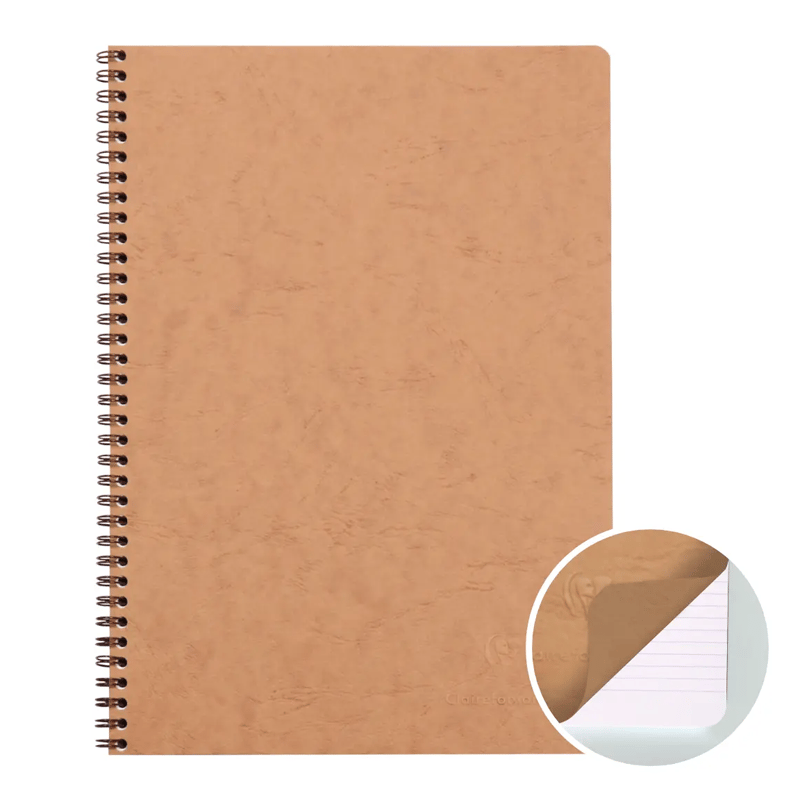 MarkasızClairefontaine Age Book Telli Çizgili A4 Sütlü Kahve330001
