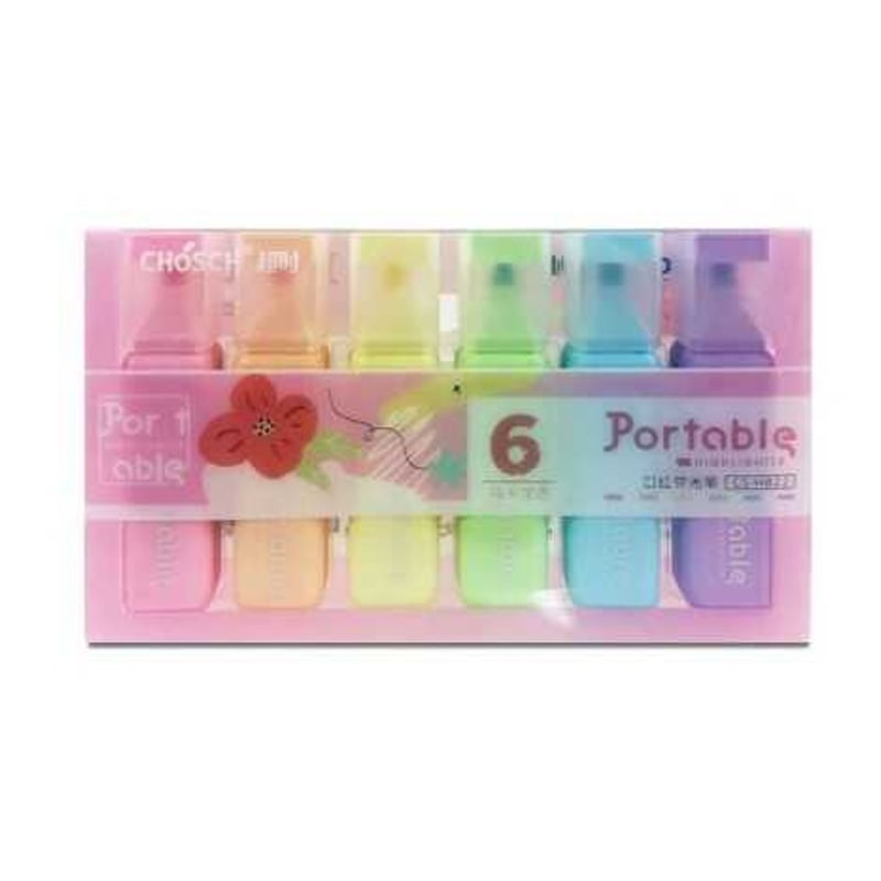 MarkasızCS-H822 Fosforlu Kalem Muhtelif Ürünler 6 lı PAKET6973578384893