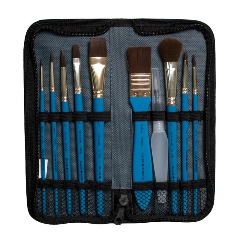 SİMPLYDAL SIMPLY 216616010 W/C SH 10 BRUSH ZIP CASE5011386137926