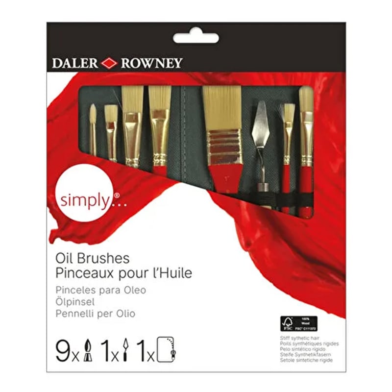 SİMPLYDAL SIMPLY 216646010 OIL SH 10 BRUSH ZIP CASE5011386137957