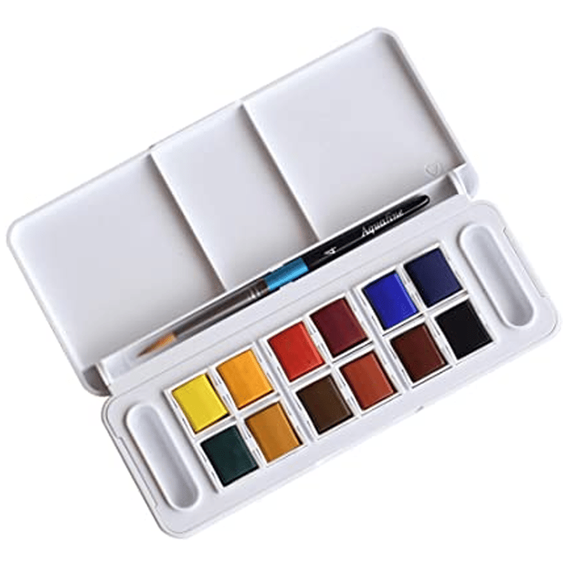 MarkasızDaler Rowney Aquafine 12 Renk Sulu BoyaROWNEY 131900001