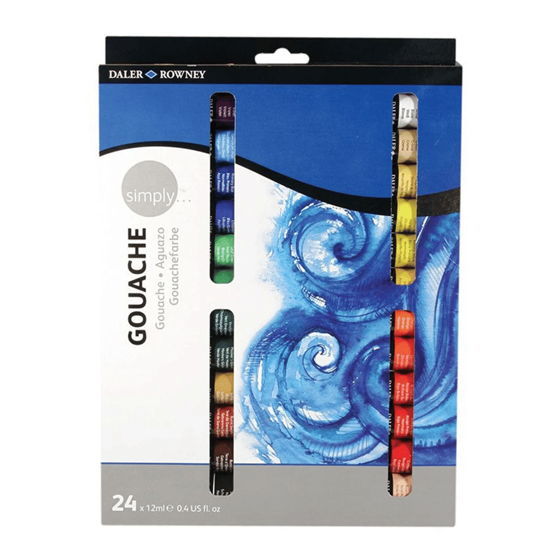 DALER ROWNEYDaler Rowney Simply Guaj Boya 24 Renk x 12 ml.ROWNEY 126600924