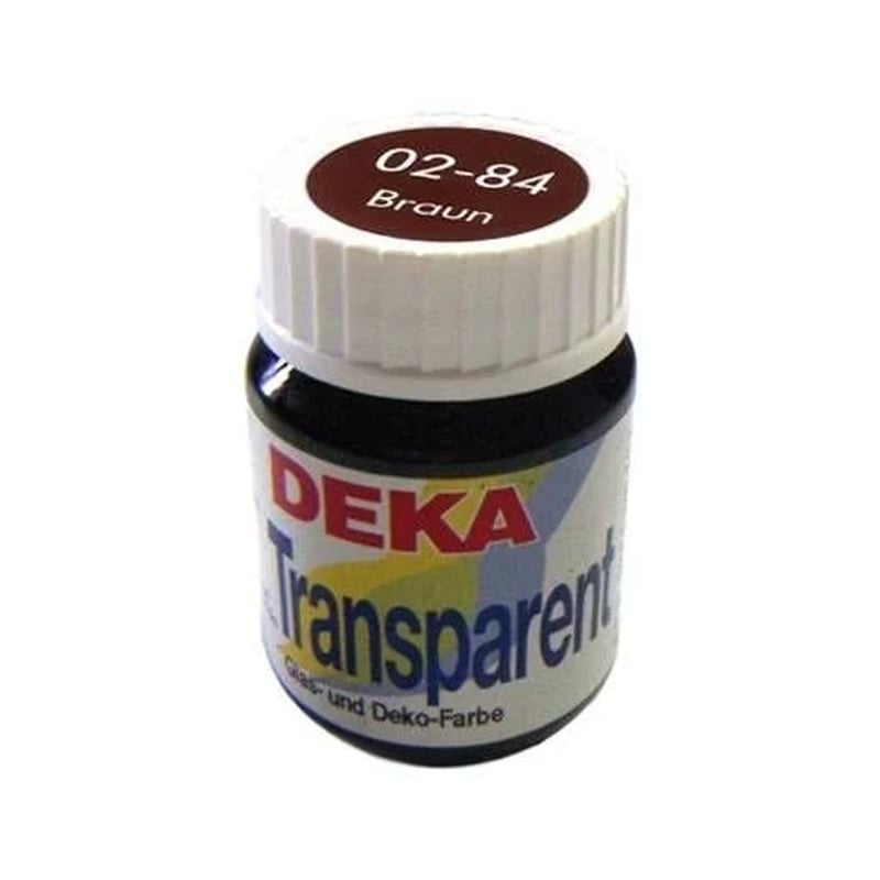 DEKADEKA TRANSPARENT 25 ML. KAHVERENGİ CAM BOYASIY0001351