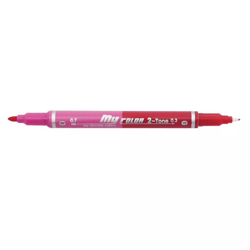 MarkasızDong-a My Color 2 My Favorite Colors Çift Uçlu Keçeli Kalem No:58/22 Pink350258-014