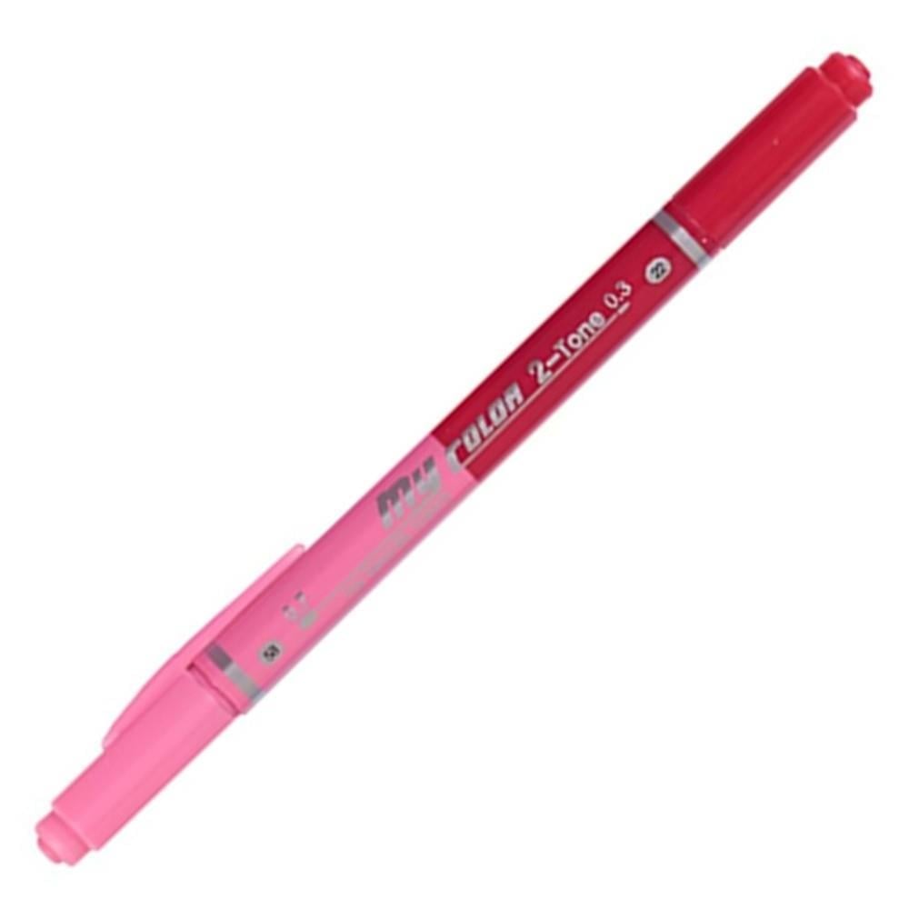 Dong-A My Color 2 Tone Çift Uçlu Keçeli Kalem