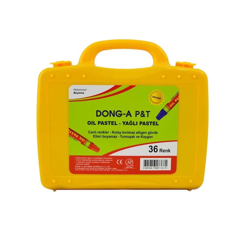 Dong-a Dong-A P&T 262136 Yağlı Pastel Boya 36 Renk Plastik Çantalı280544