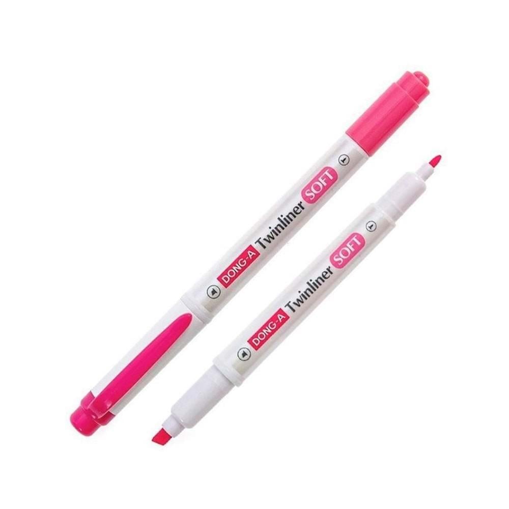 Dong-A Twinliner Soft Çift Uçlu Fosforlu Kalem