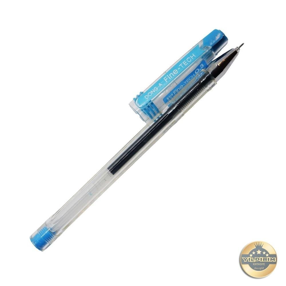 DONG-ADong-A FineTech İğne Uçlu Jel Mürekkepli Kalem 0,3mm Sky Blue