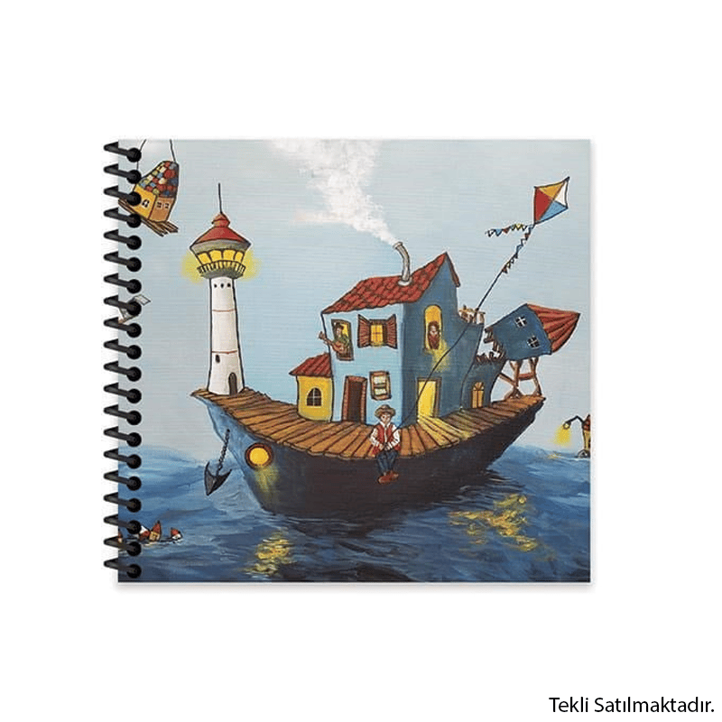 KESKİNCOLOREzo Sunal 16*15 50 Yp. Düz Sert Kapak Spiralli Defter510001-30