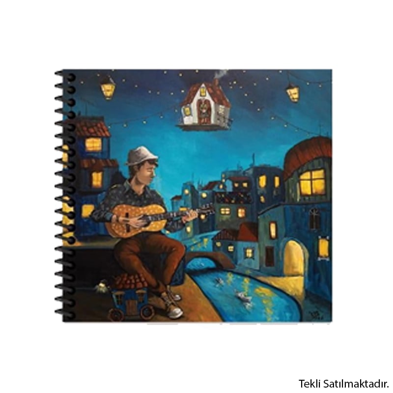 KESKİNCOLOREzo Sunal 16*15 50 Yp. Düz Sert Kapak Spiralli Defter510001-30