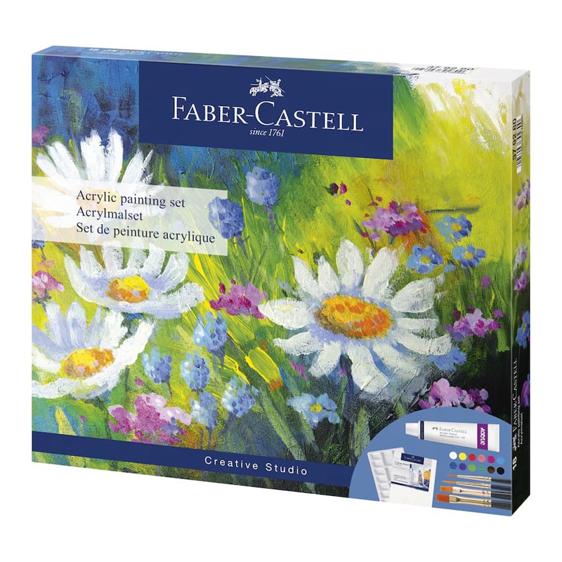 FABER-CASTELLF.CASTELL AKRILIK BOYA BOYAMA SETİ4005403792800