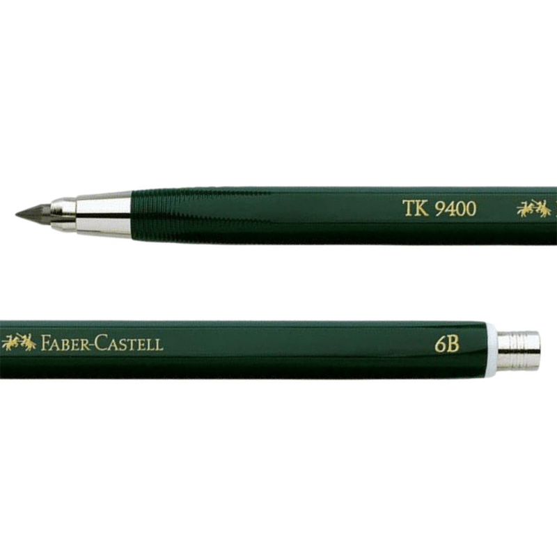 FABER-CASTELLF.CASTELL TK 9400 VERSATİL KALEM 3.15MM 6B 1394063969