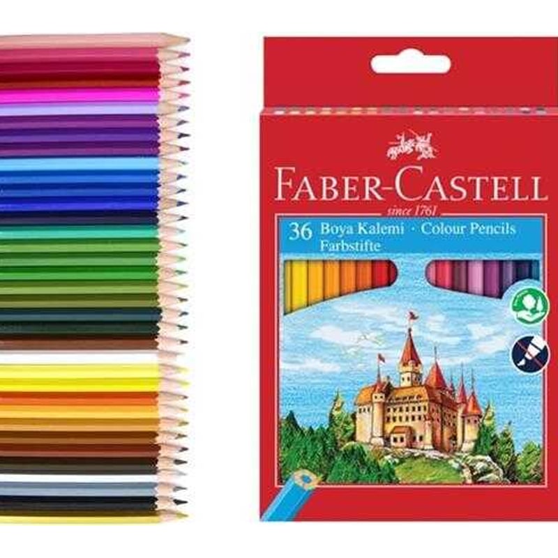 FABER-CASTELLFaber 36 Renk Kuru Boya Kalemi 51710000108681241387130