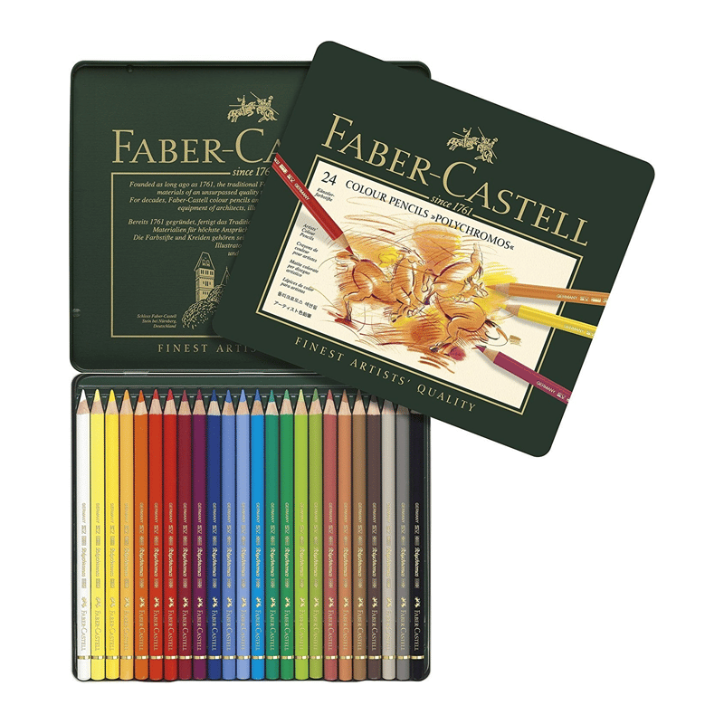 FABER-CASTELLFABER-CASTELL 24 Renk Polychromos Kuru Boya Yeşil seri258781
