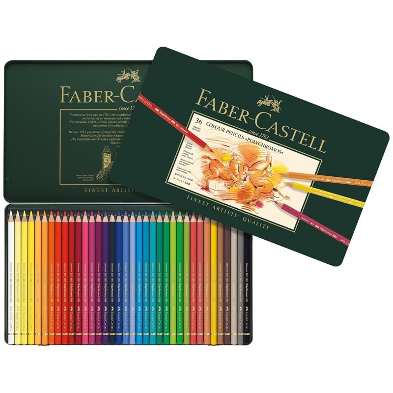 FABER-CASTELLFABER-CASTELL 36 renk Polychromos Kuru Boya Yeşil Seri258783